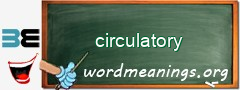 WordMeaning blackboard for circulatory